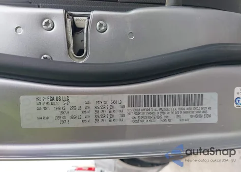 2017 Dodge Journey Gt from USA, damaged, VIN 3C4PDCEGXHT670907